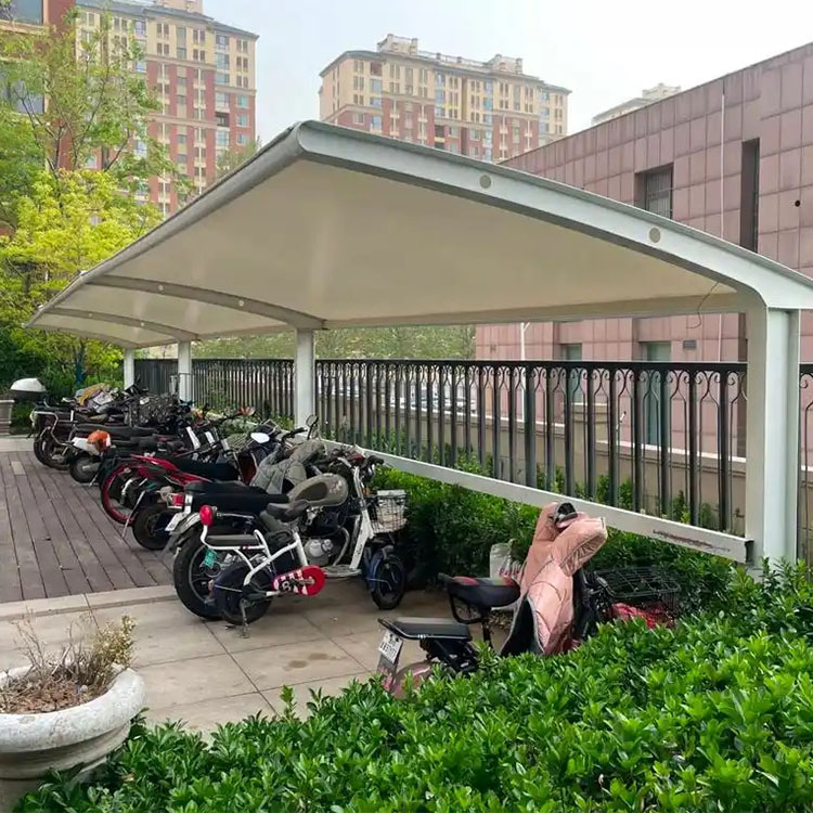 织金县膜结构电动车棚